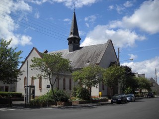Vue de la chapelle des Blossières, rue du Maréchal-Leclerc 