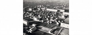 Vue aérienne du quartier de l’Argonne, 1970 
