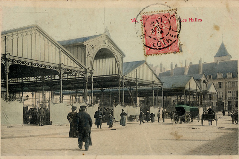 les-halles-du-chatelet - © Archives municipales et métropolitaines d'Orléans les-halles-du-chatelet