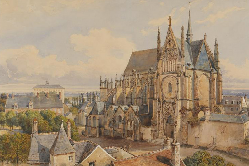 Vue de l'église Saint-Aignan à Orléans Vue de l'église Saint-Aignan à Orléans